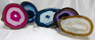 Image of agate slices size 8